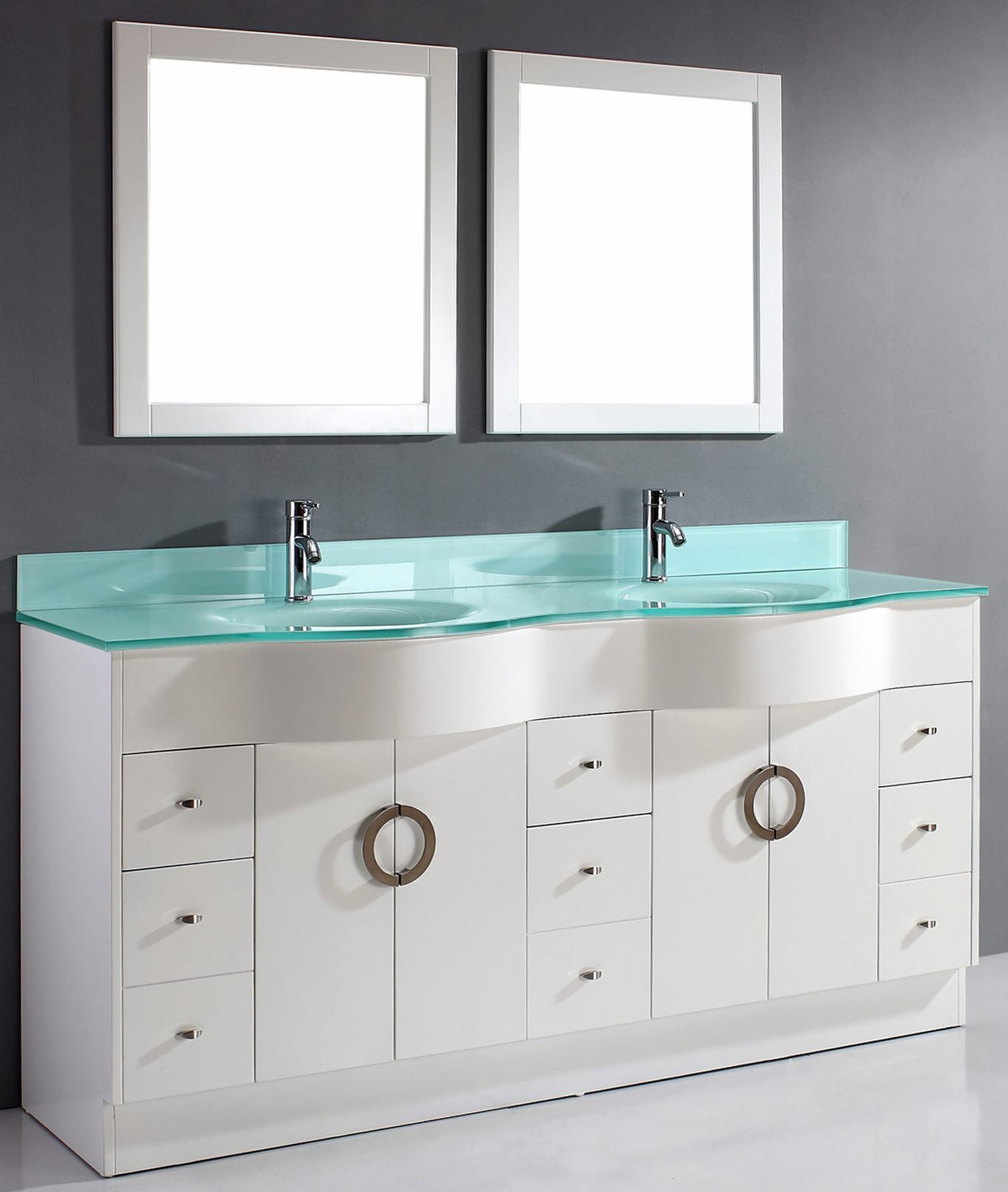 72inch Circa Vanity Glass Top Vanity Quartz Top Vanity Carrara